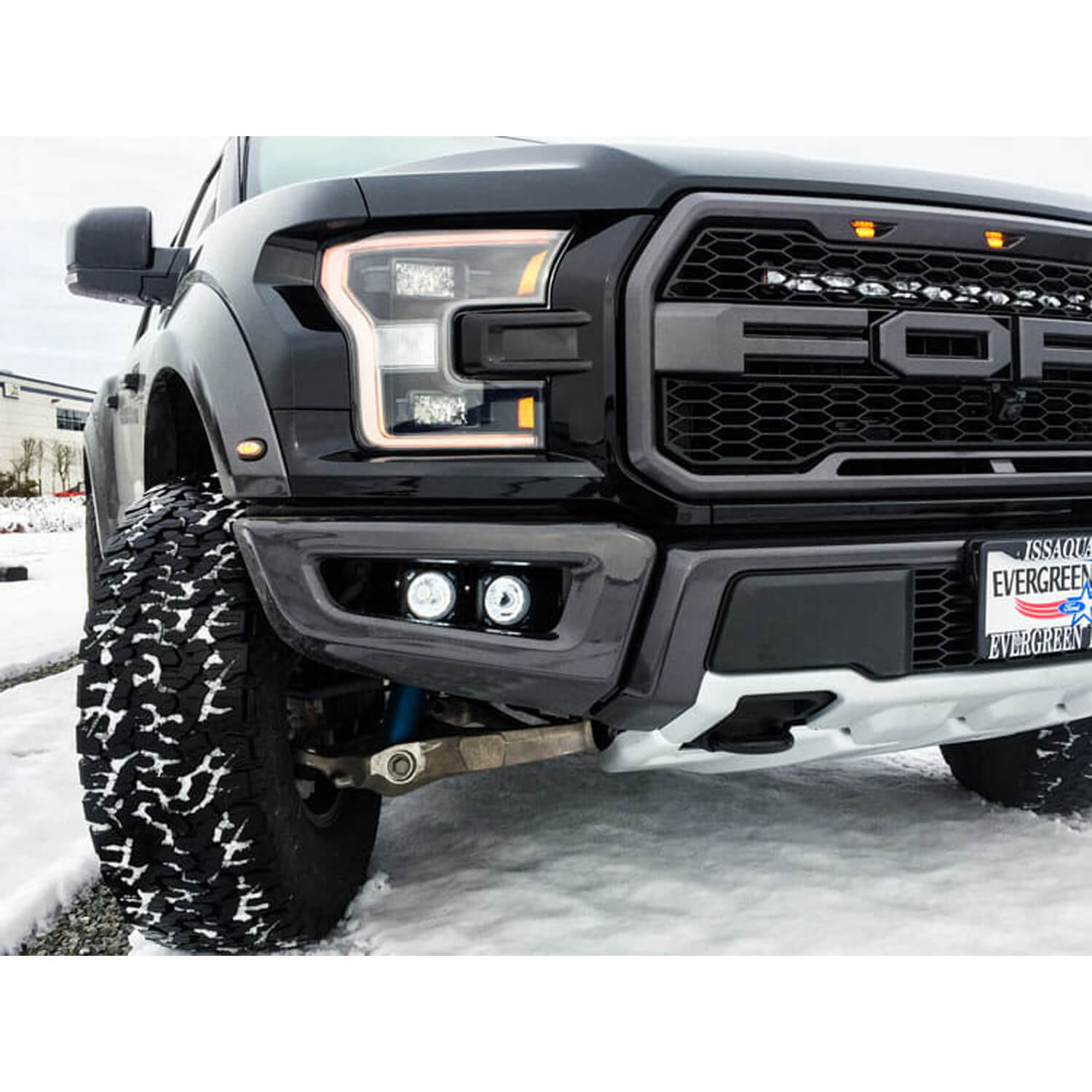 Photo of 3" Optimus Square 15º Beam with White Halo LED Light Kit by Vision X Off-Road - Premium LED Driving Light for UTVs / Side by Sides