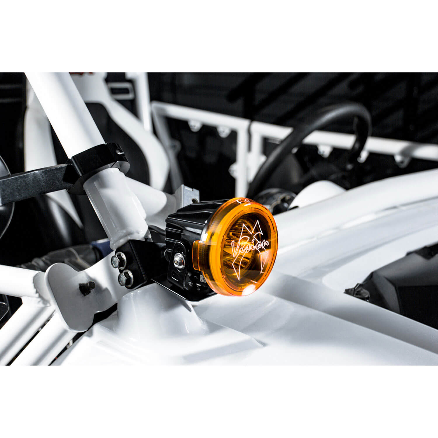 Photo of 3.7" CG2 Mini Cannon / Optimus Round Clear PCV Cover, Single by Vision X Off-Road - Premium Light Cover for UTVs / Side by Sides