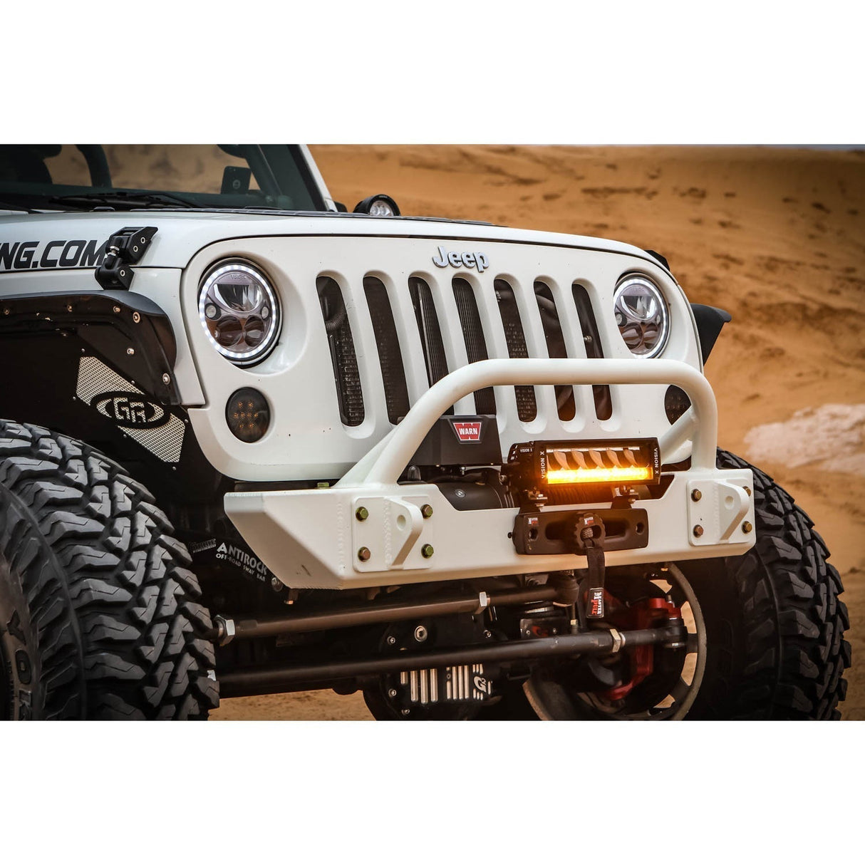 Photo of 20" Shocker Dual Action LED Light Bar | Trail Amber Elliptical by Vision X Off-Road - Premium LED Light Bar for UTVs / Side by Sides