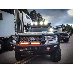 Photo of 20" Shocker Dual Action LED Light Bar | Trail Amber Elliptical by Vision X Off-Road - Premium LED Light Bar for UTVs / Side by Sides