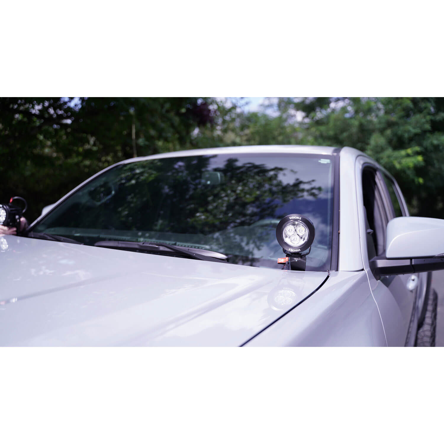 Photo of 2016-2023 TOYOTA TACOMA A-PILLAR MOUNTS WITH MINI CANNONS by Vision X Off-Road - Premium Vehicle Specific Kit for UTVs / Side by Sides