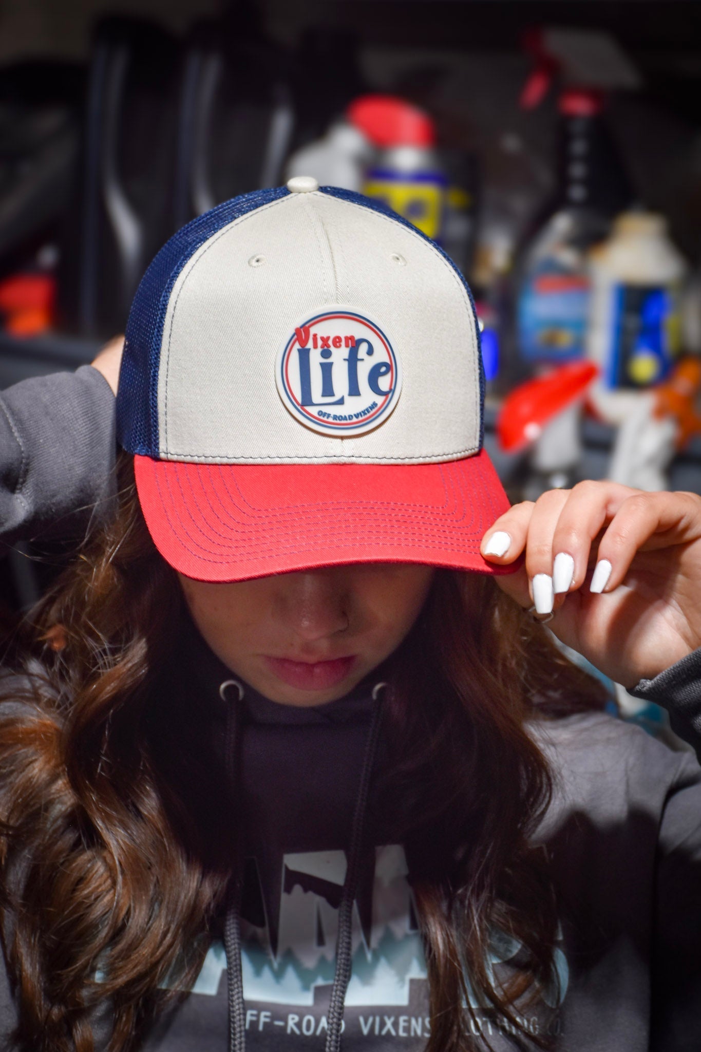 Photo of Vixen Life Trucker Hat by OFF-ROAD VIXENS CLOTHING CO. - Premium Hats for UTVs / Side by Sides