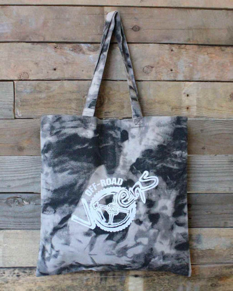 Photo of Vixen Outdoor Tie Dye Canvas Tote - Smoke by OFF-ROAD VIXENS CLOTHING CO. - Premium Apparel & Accessories for UTVs / Side by Sides