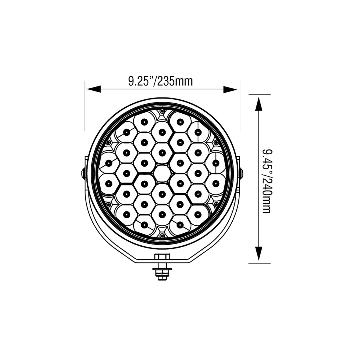 Photo of 8.7" VL-Series Offroad Driving Light Kit by Vision X Off-Road - Premium LED Driving Light for UTVs / Side by Sides