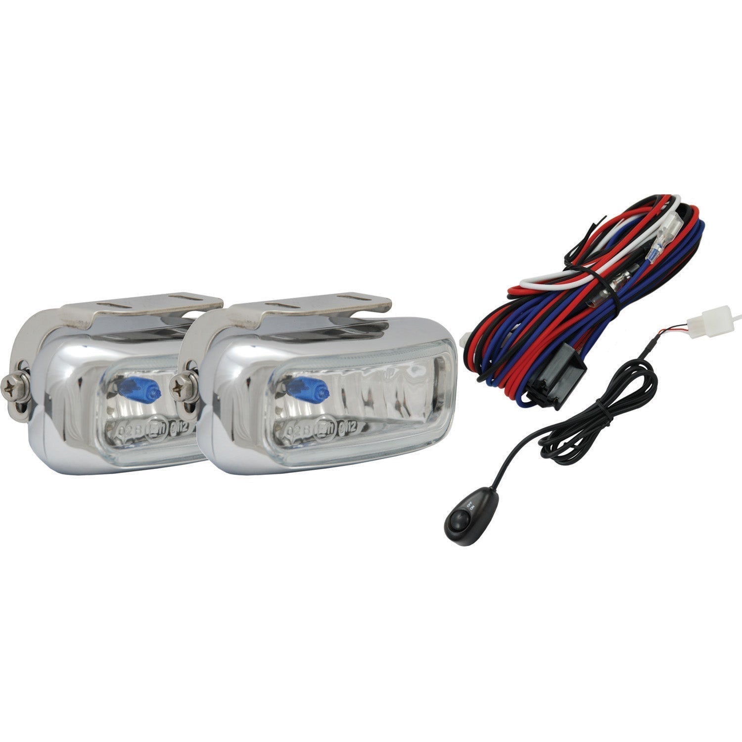 Photo of 2"x5" Chrome Fog / Driving Lights by Vision X Off-Road - Premium Vehicle Accent Light for UTVs / Side by Sides