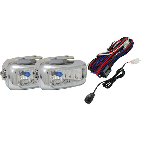 Photo of 2"x5" Chrome Fog / Driving Lights by Vision X Off-Road - Premium Vehicle Accent Light for UTVs / Side by Sides