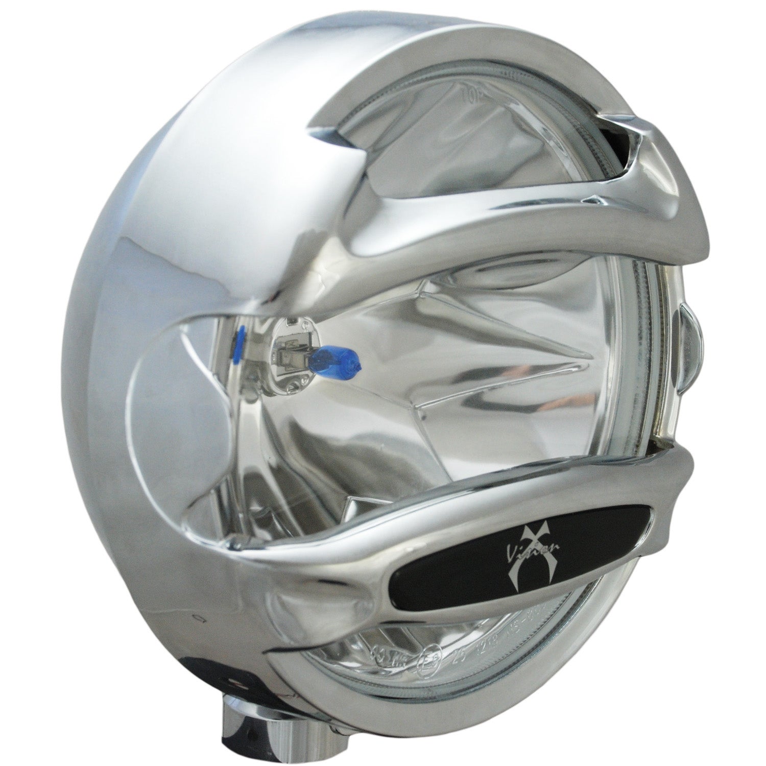 Photo of 8" Chrome 100 Watt Halogen Spot Lamps with Rock Guards by Vision X Off-Road - Premium Halogen Driving Light for UTVs / Side by Sides