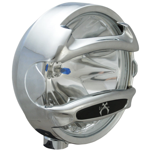 Photo of 8" Chrome 100 Watt Halogen Spot Lamps with Rock Guards by Vision X Off-Road - Premium Halogen Driving Light for UTVs / Side by Sides
