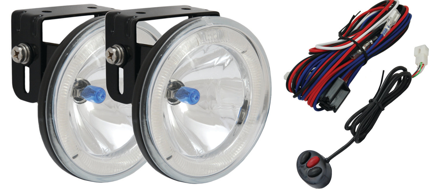 Photo of 4" 55 Watt Halogen Fog Light with Halo by Vision X Off-Road - Premium VehicleAccentLight for UTVs / Side by Sides