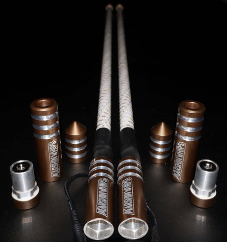 Photo of GAME CHANGER - BRONZE (SET) by Marshin Whips - Premium for UTVs / Side by Sides