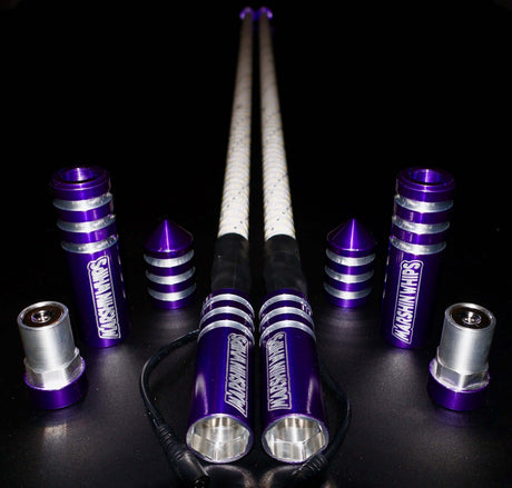 Photo of GAME CHANGER - PURPLE (SET) by Marshin Whips - Premium for UTVs / Side by Sides