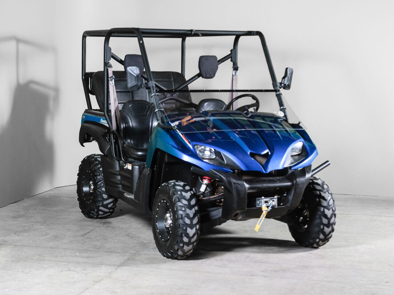 Photo of TK00198 2008-2009 KAWASAKI TERYX 2 SEATER TILTING UTV WINDSHIELD - SCRATCH RESISTANT 3/16" - FOR FACTORY HARD TOP by TerraRider UTV Windshields & Accessories - Premium for UTVs / Side by Sides