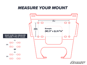 SuperATV Can-Am Commander 800/1000 Winch Mounting Plate