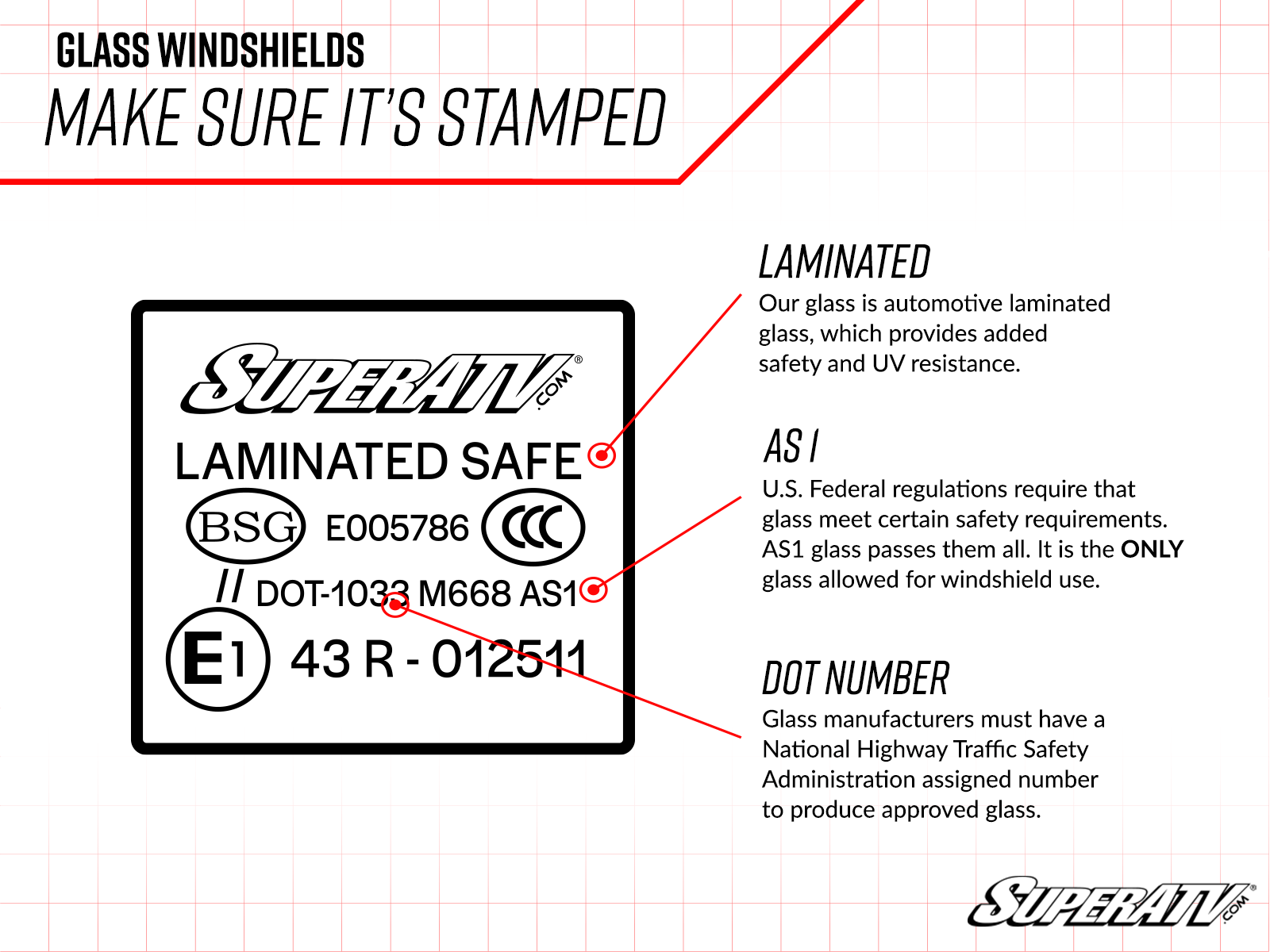 Photo of SuperATV CFMOTO ZForce 950 Glass Windshield by SuperATV - Premium Windshields for UTVs / Side by Sides