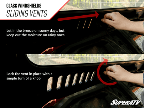 Photo of SuperATV Polaris RZR S 1000 Glass Windshield by SuperATV - Premium Windshields for UTVs / Side by Sides
