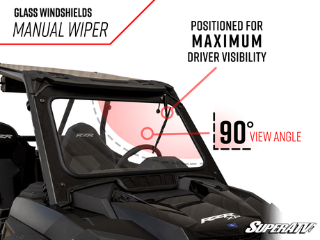 Polaris RZR XP Turbo Glass Windshield