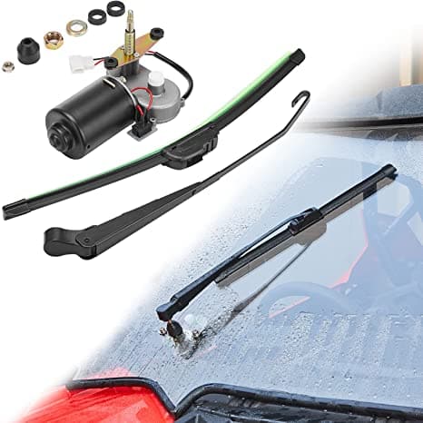 Photo of 12V Electric Windshield Wiper Kit for most UTV by Kemimoto - Premium for UTVs / Side by Sides