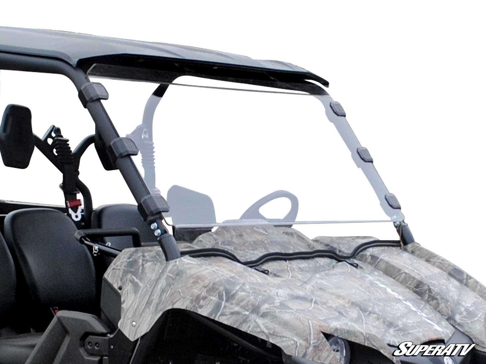 Photo of SuperATV Yamaha Viking Full Windshield by SuperATV - Premium Windshields for UTVs / Side by Sides