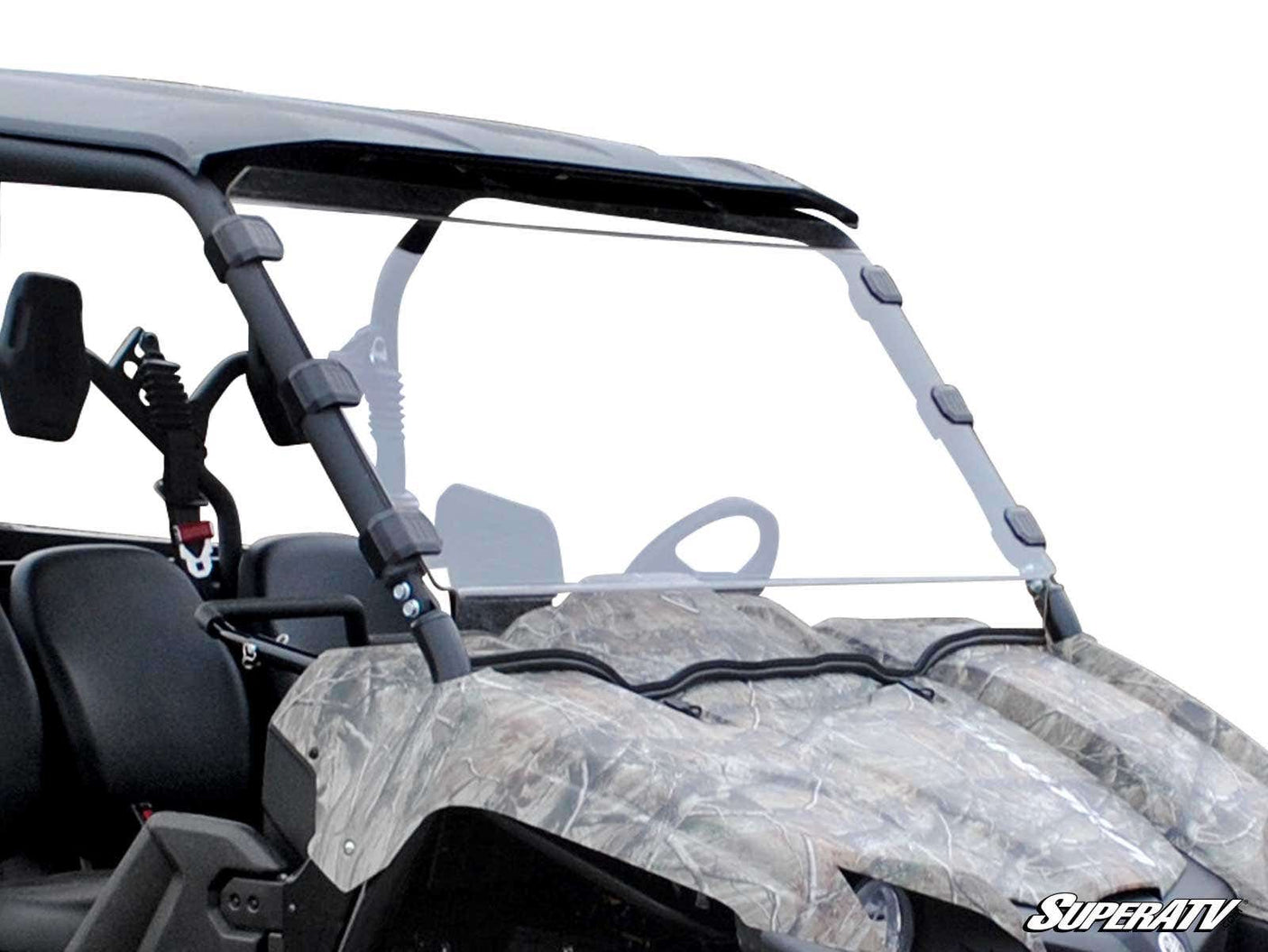 Photo of SuperATV Yamaha Viking Full Windshield by SuperATV - Premium Windshields for UTVs / Side by Sides