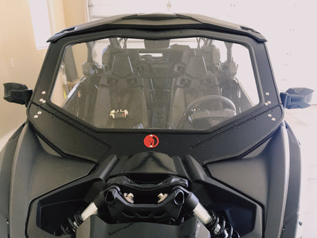 Photo of CANAM X3 FRONT WINDSHIELD 2016+ by Dirt Warrior Accessories - Premium WINDSHIELD for UTVs / Side by Sides