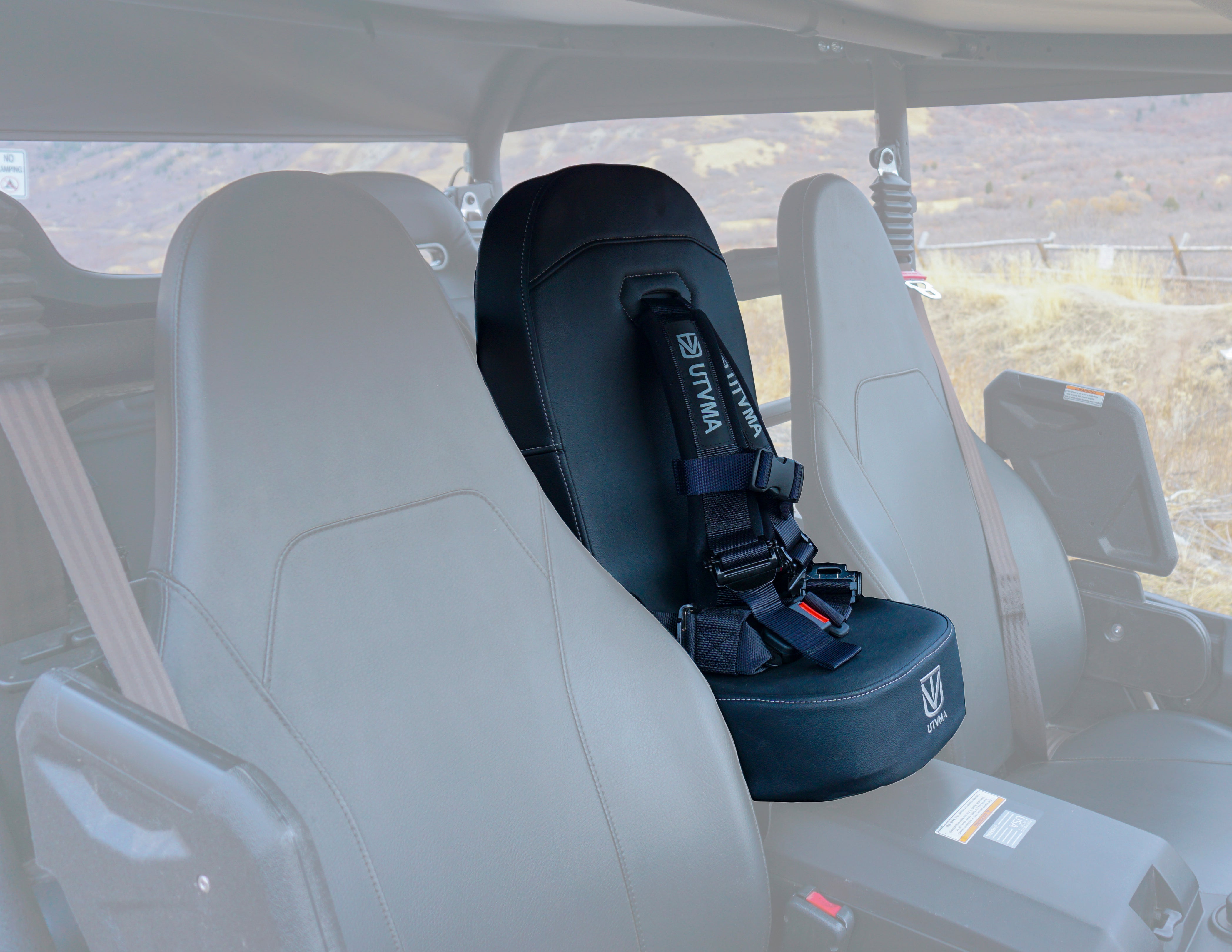 Photo of Yamaha Wolverine RMAX 2 1000 Bump Seat (2021-2024) by UTV Mountain Accessories - Premium Bump Seat for UTVs / Side by Sides