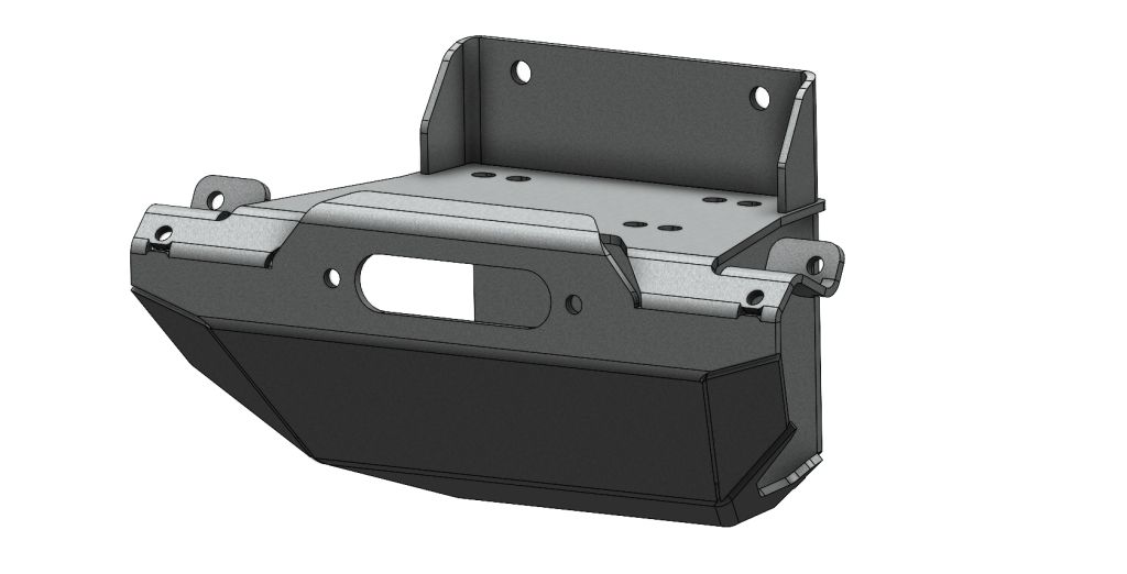 Photo of Maverick X3 Stealth Winch Bulkhead, Gen 2 by CT Race Worx - Premium Frame and Chassis for UTVs / Side by Sides