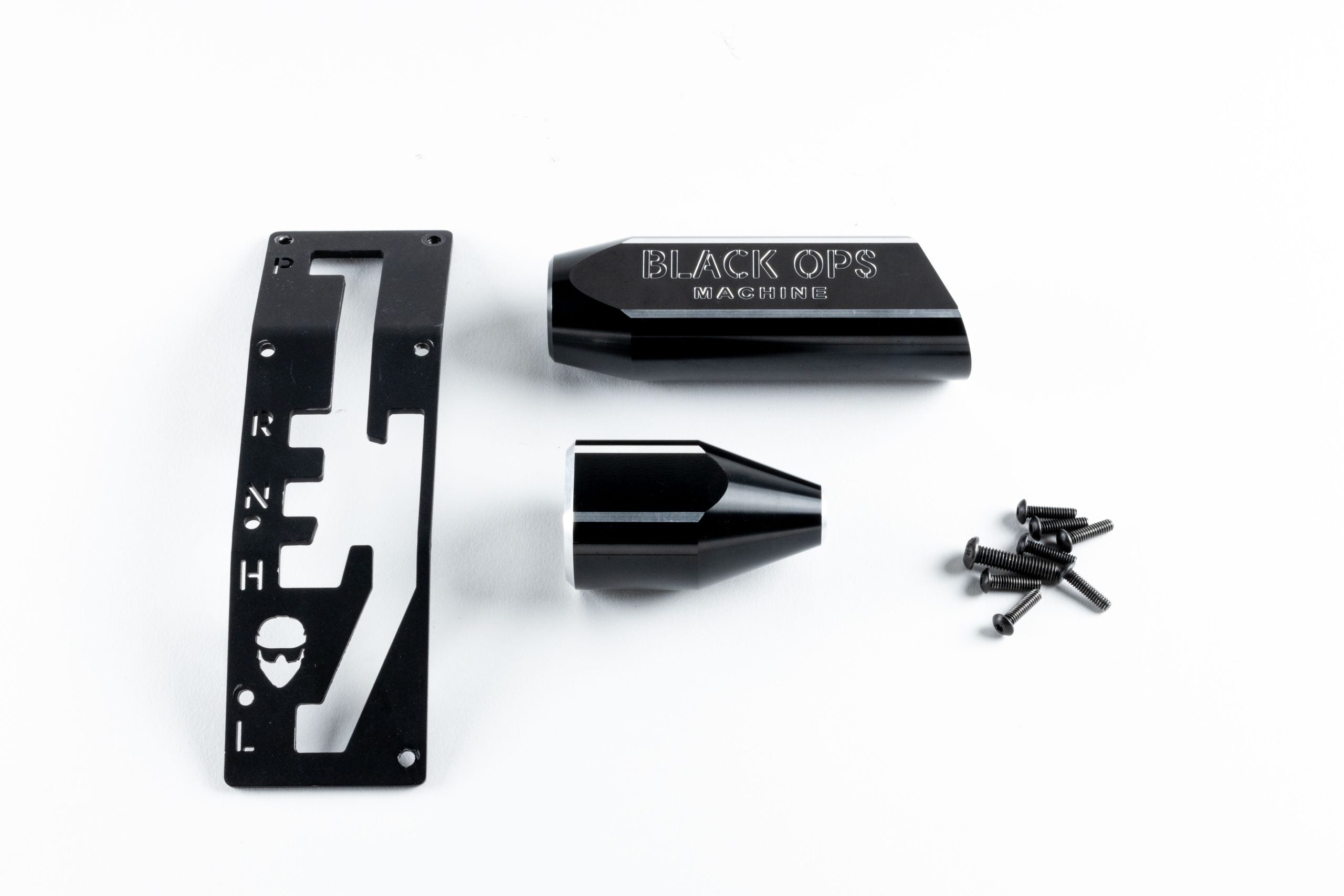 Can-Am X3 Shifter Kit - 6061 Billet Aluminum Shift Knob, Grab Handle + Shift Gate Plate (Under 30 Min Install)