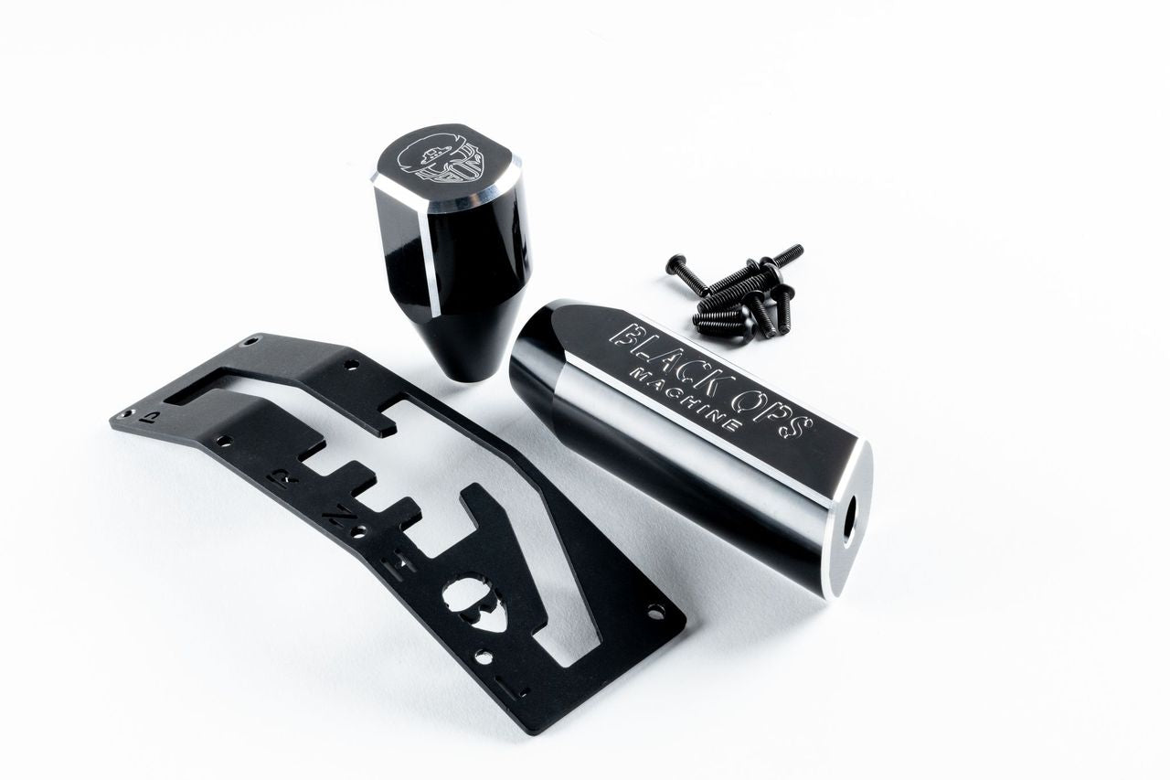 Can-Am X3 Shifter Kit - 6061 Billet Aluminum Shift Knob, Grab Handle + Shift Gate Plate (Under 30 Min Install)