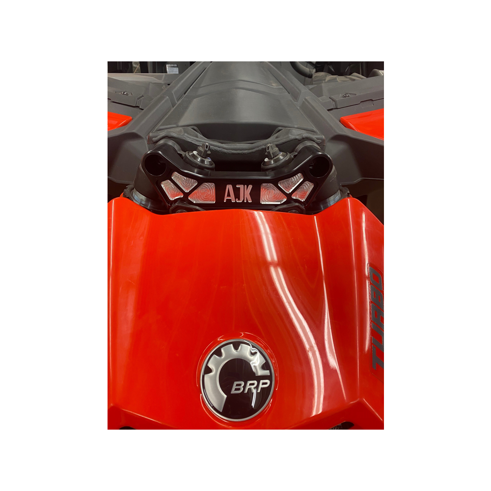 Photo of Can-Am Maverick X3 Billet Aluminum Shock Tower Brace by AJK Offroad - Premium for UTVs / Side by Sides