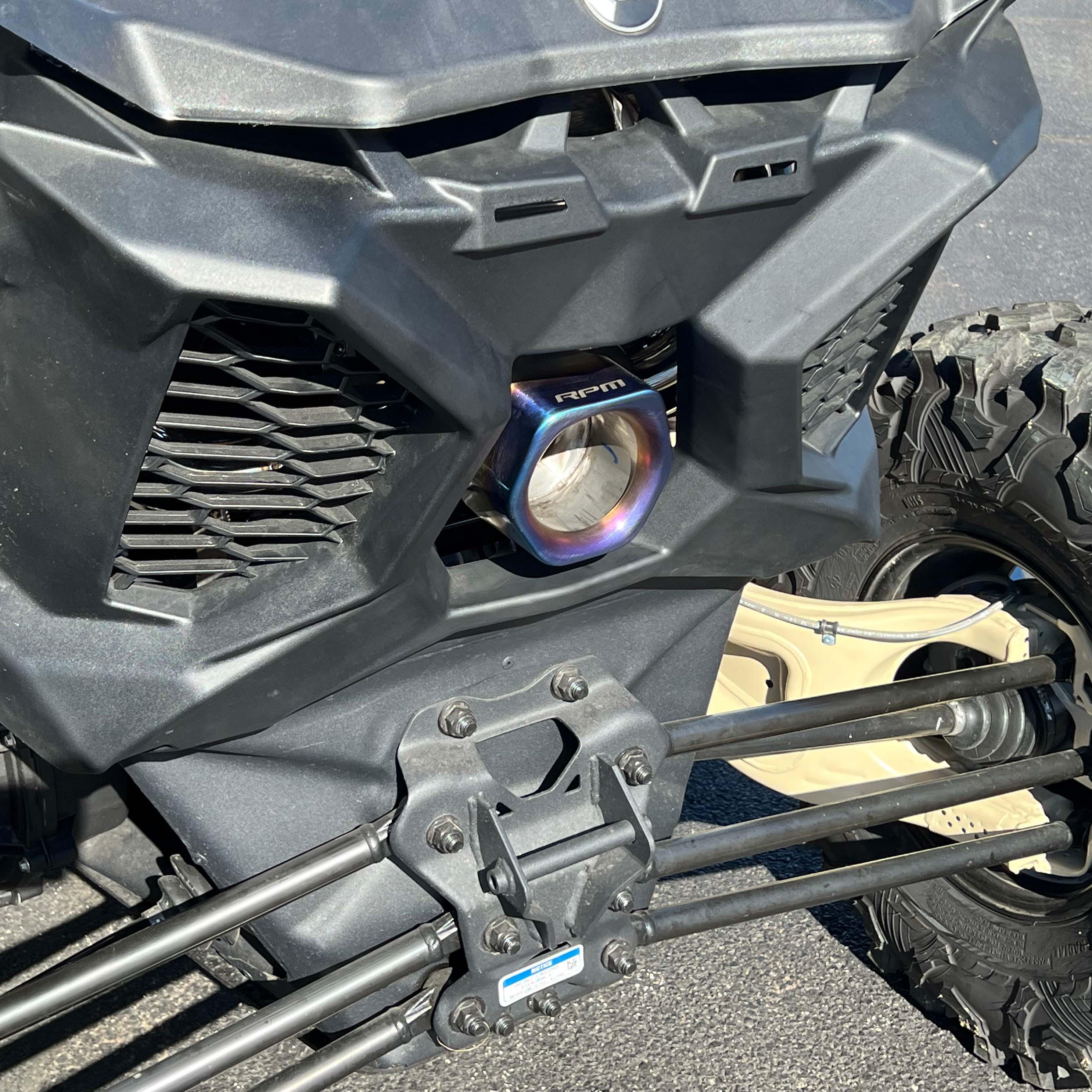 Photo of RPM SXS RPM Can-Am X3 Stainless Replacement Colored Tip by RPM SXS - Premium for UTVs / Side by Sides