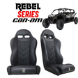 Photo of "Rebel" Series Pair of Front Suspension Bucket Seats Maverick X3 2 or 4 Seater (2017-2025) by UTV Mountain Accessories - Premium Seats & Seat Accessories for UTVs / Side by Sides
