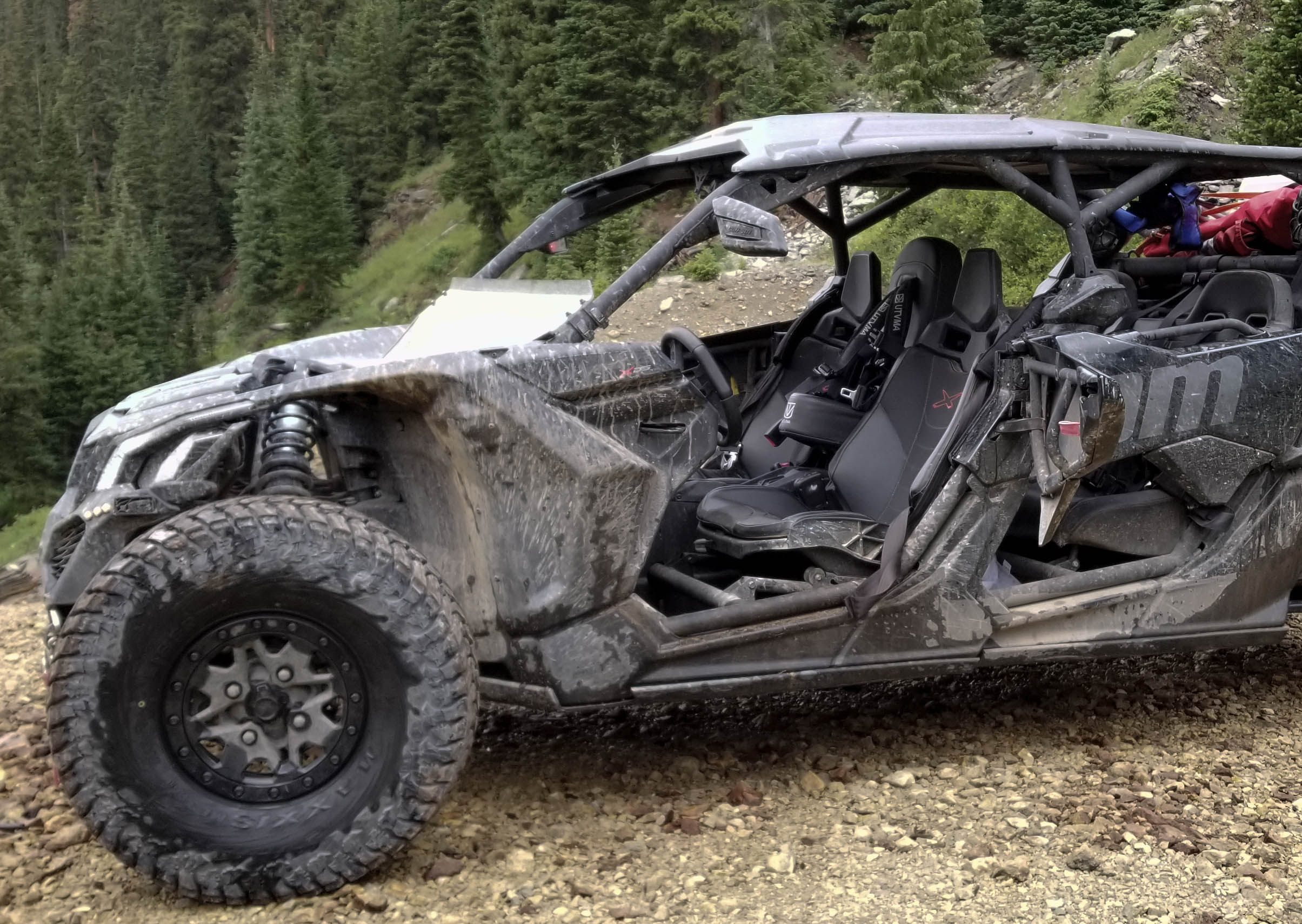 Photo of Maverick X3 Bump Seat (2017-2025) by UTV Mountain Accessories - Premium Bump Seats for UTVs / Side by Sides