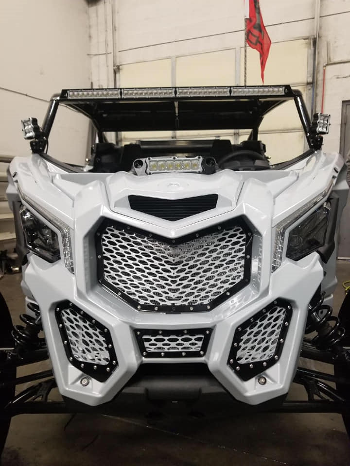 Photo of CanAm X3 Grille by RSK / Rebel Style Kustoms - Premium for UTVs / Side by Sides