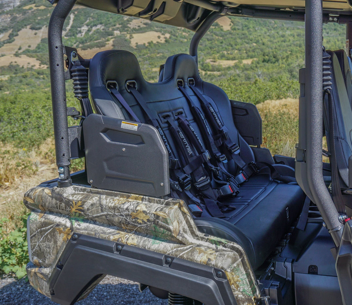 Photo of Yamaha Wolverine X4 Rear Bench Seat (2018-2025) W Harnesses by UTV Mountain Accessories - Premium Seats & Accessories for UTVs / Side by Sides