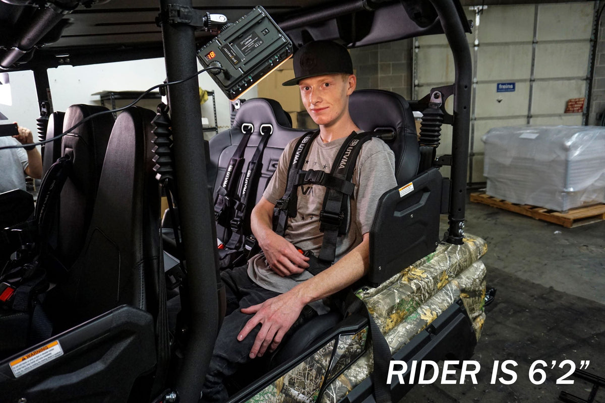 Photo of Yamaha Wolverine X4 Rear Bench Seat (2018-2025) W Harnesses by UTV Mountain Accessories - Premium Seats & Accessories for UTVs / Side by Sides