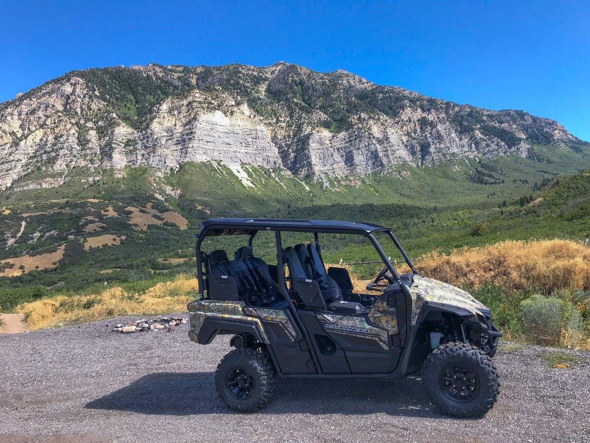 Photo of Yamaha Wolverine X4 Rear Bench Seat (2018-2025) W Harnesses by UTV Mountain Accessories - Premium Seats & Accessories for UTVs / Side by Sides