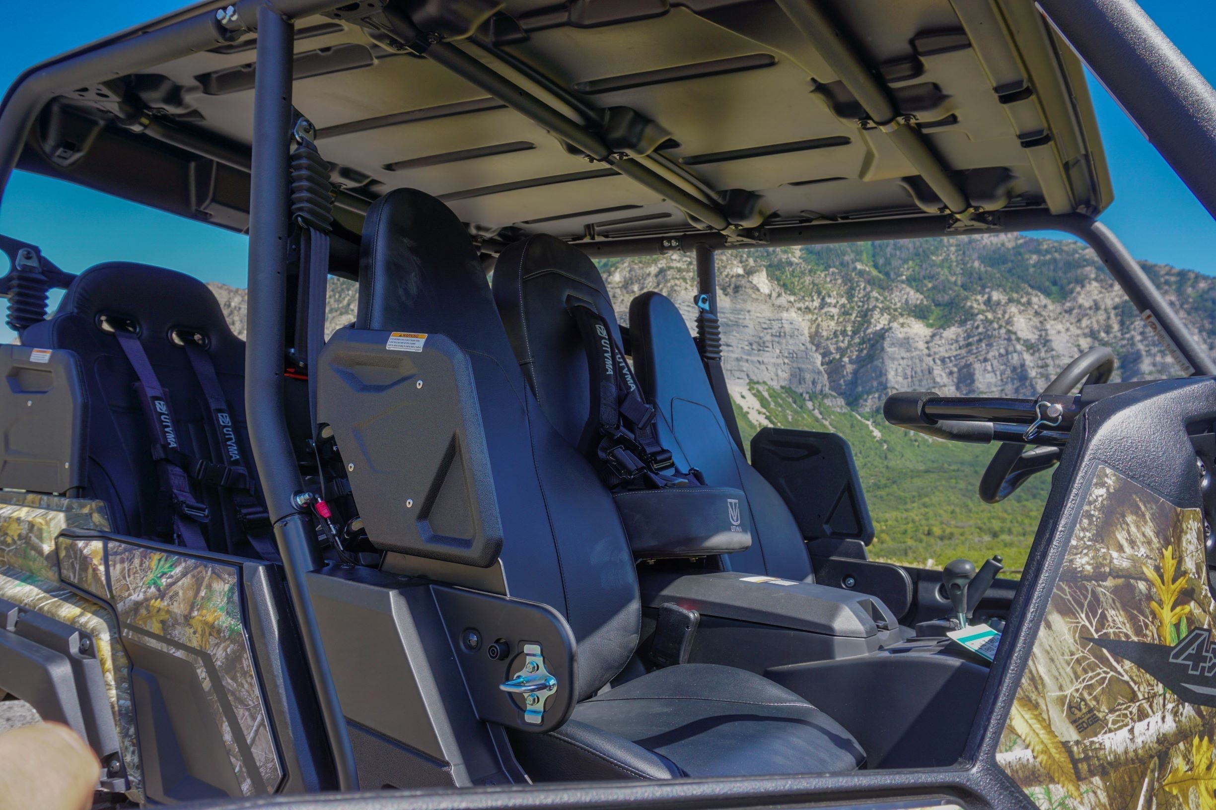 Photo of Yamaha Wolverine RMAX 2 1000 Bump Seat (2021-2024) by UTV Mountain Accessories - Premium Bump Seat for UTVs / Side by Sides