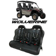 Photo of Yamaha Wolverine X4 Rear Bench Seat (2018-2025) W Harnesses by UTV Mountain Accessories - Premium Seats & Accessories for UTVs / Side by Sides