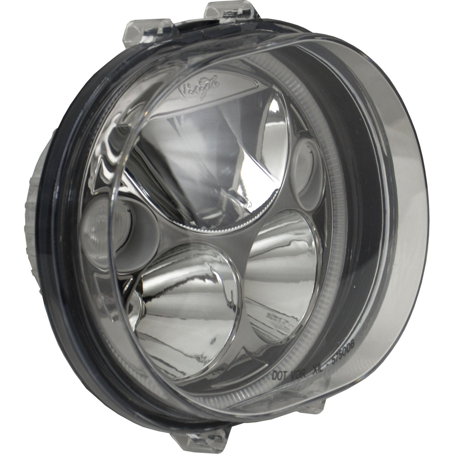 Photo of XMC 2004-2013 Road Glide Headlight Replacement Kit Black Chrome | White Halo by Vision X Off-Road - Premium LED Headlight for UTVs / Side by Sides