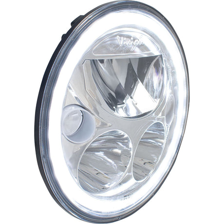 Photo of 7" XMC Motorcycle LED Headlight Chrome | White Halo by Vision X Off-Road - Premium LED Headlight for UTVs / Side by Sides