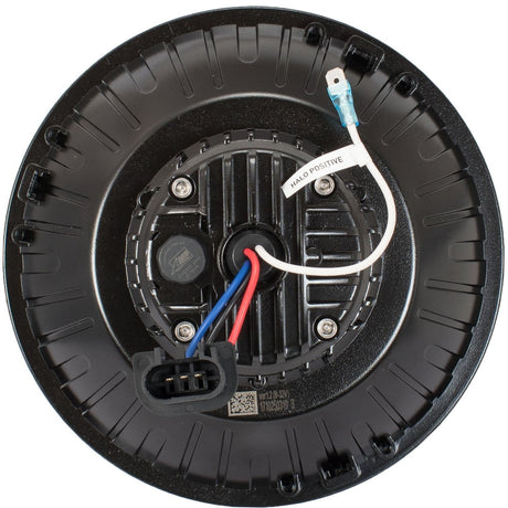 Photo of 7" XMC Motorcycle LED Headlight Black Chrome | White Halo by Vision X Off-Road - Premium LED Headlight for UTVs / Side by Sides