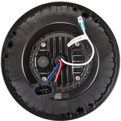 Photo of 5.75" XMC Motorcycle LED Black Chrome | White Halo by Vision X Off-Road - Premium Light Pods for UTVs / Side by Sides