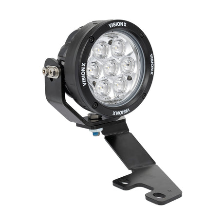 Photo of 2010-2023 Toyota 4-Runner A-Pillar Mounts with 4.7" CG2 Light Cannon by Vision X Off-Road - Premium Vehicle Specific Kit for UTVs / Side by Sides