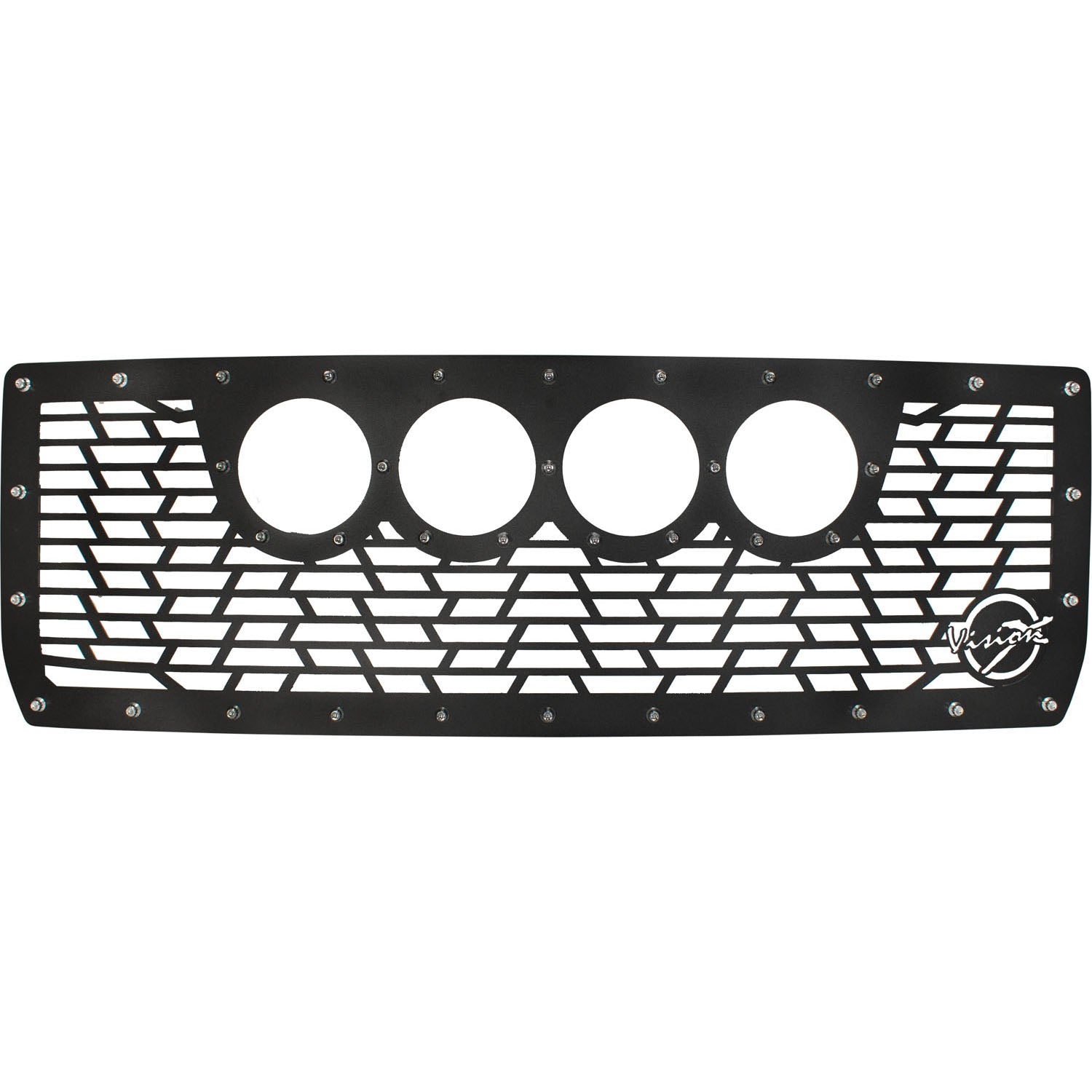 Photo of 2014-2015 Chevy Silverado 1500 Cannon CG2 Grille with 4 CG2 4.5" Lights (2 Optic 2 Reflectors) by Vision X Off-Road - Premium Vehicle Accent Light for UTVs / Side by Sides