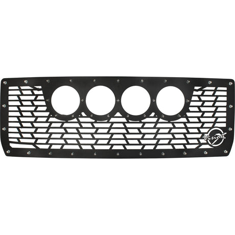 Photo of 2014-2015 Chevy Silverado 1500 Cannon CG2 Grille with 4 CG2 4.5" Lights (2 Optic 2 Reflectors) by Vision X Off-Road - Premium Vehicle Accent Light for UTVs / Side by Sides