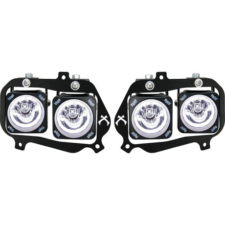 Photo of 2008-2019 Polaris RZR/ General (900/S/4/570/170) LED Headlight Upgrade Kit by Vision X Off-Road - Premium Vehicle Specific Kit for UTVs / Side by Sides