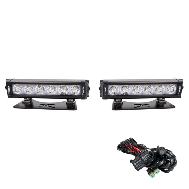 Photo of 2014-2023 Toyota 4-Runner Grille Light Bar Kit by Vision X Off-Road - Premium Vehicle Accent Light for UTVs / Side by Sides