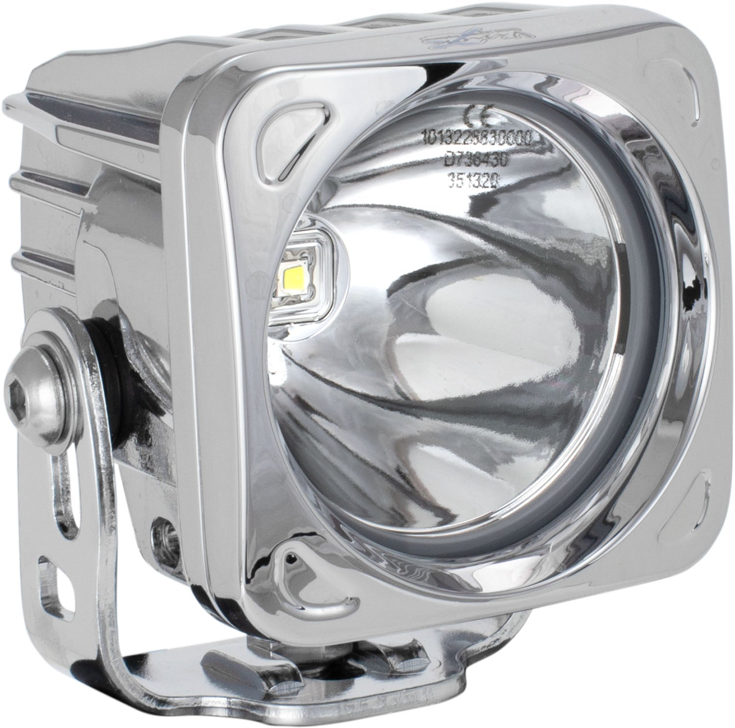 Photo of 3" Optimus Chrome Square 10º Beam LED Light Kit by Vision X Off-Road - Premium Light Pods for UTVs / Side by Sides