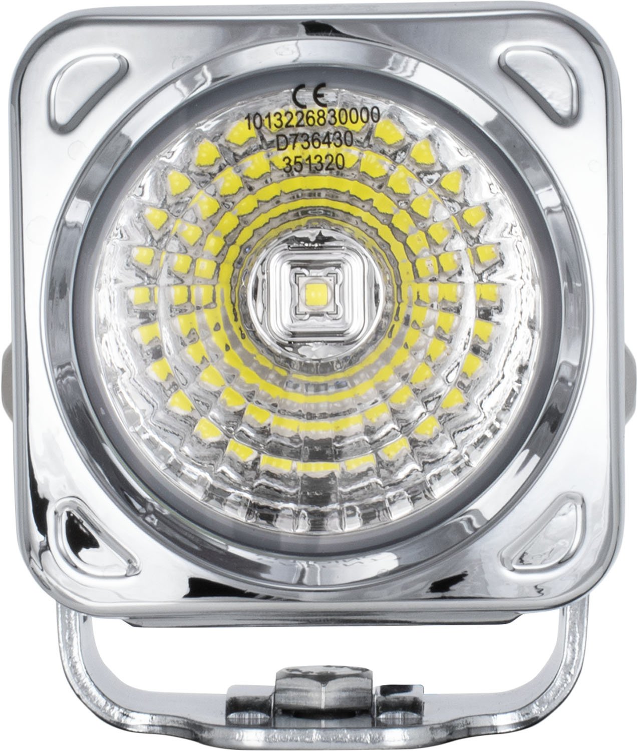 Photo of 3" Optimus Chrome Square 20° Beam LED Light Kit by Vision X Off-Road - Premium LED Driving Light for UTVs / Side by Sides