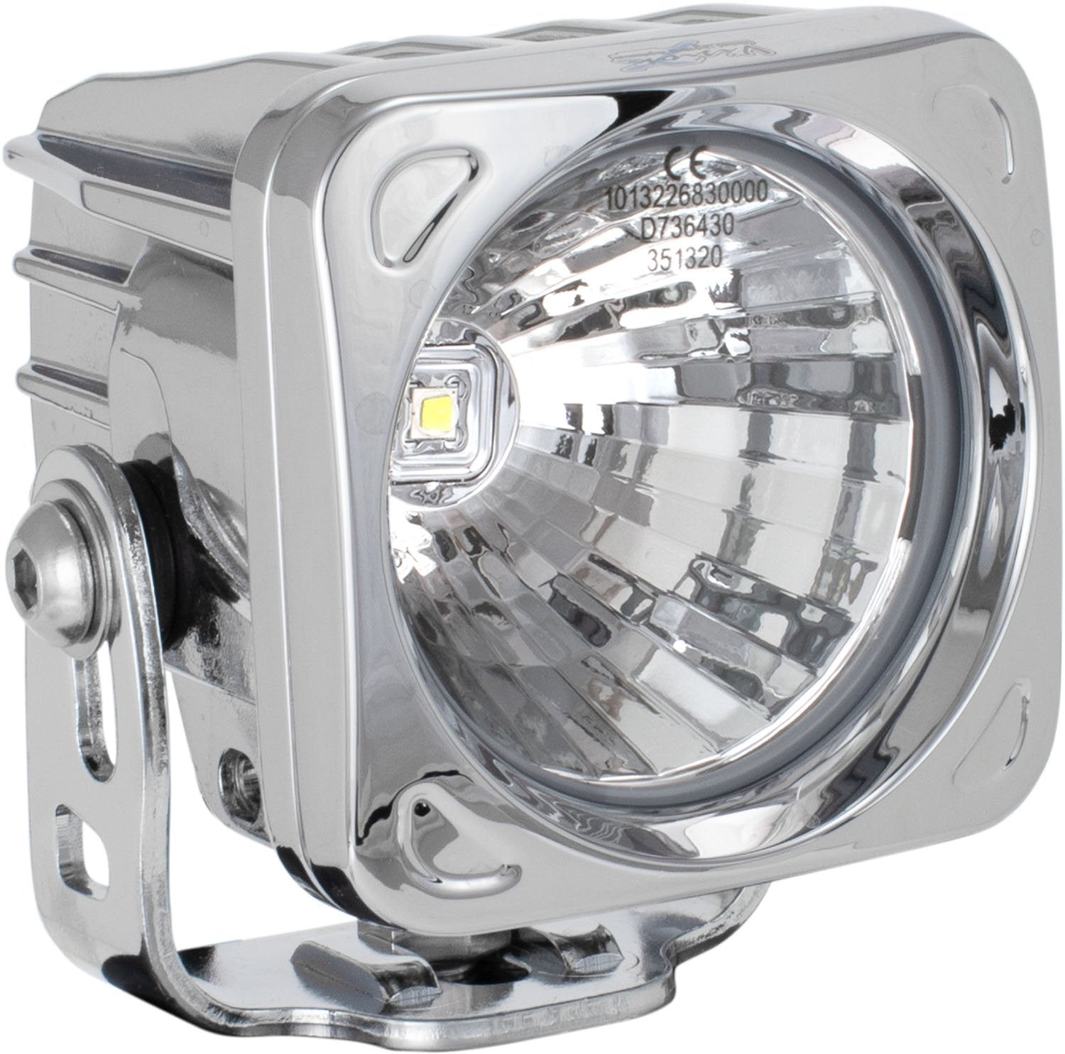 Photo of 3" Optimus Chrome Square 20° Beam LED Light Kit by Vision X Off-Road - Premium LED Driving Light for UTVs / Side by Sides